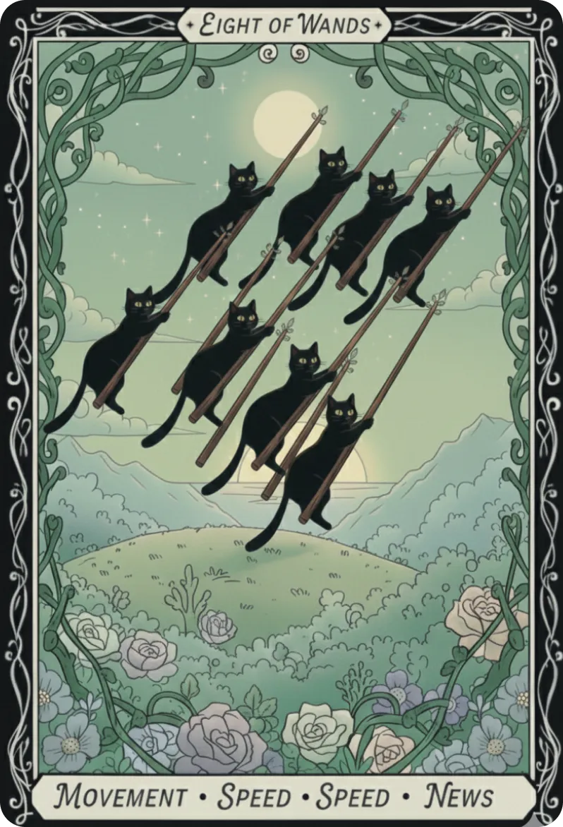 Eight of Wands