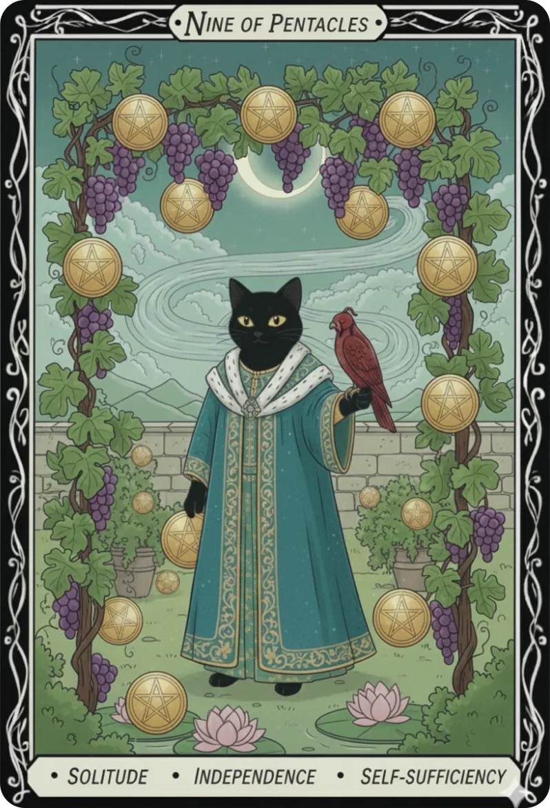 Nine of Pentacles
